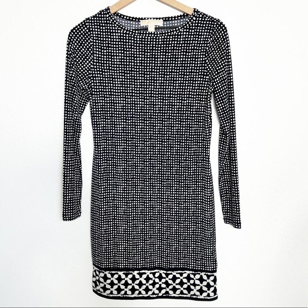Michael Michael Kors XS Blue Print Women Dress